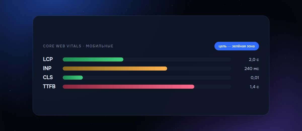 Core Web Vitals для каталога: с чего начать